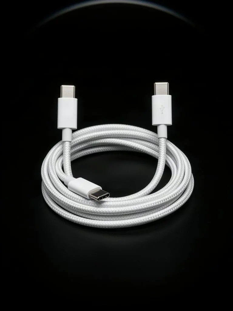 Cable USB-C a USB-C trenzado 1 m 